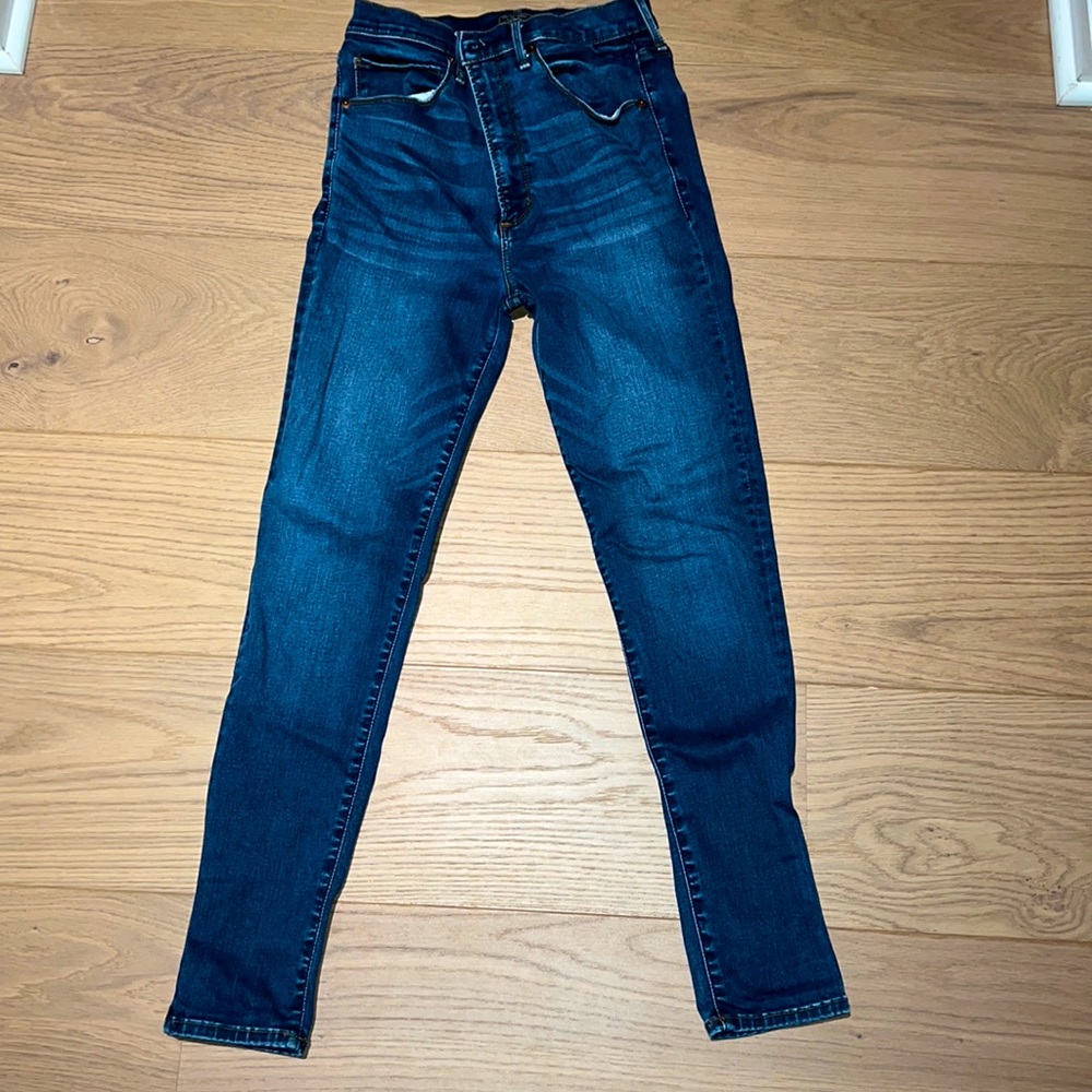 Abercrombie and Fitch ultra high rise super skinny jeans